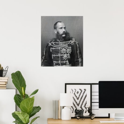 Emperor Franz Joseph I van Oostenrijk Poster (Thuiskantoor)