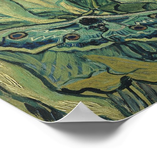 Emperor Moth | Vincent van Gogh Poster (Hoek)