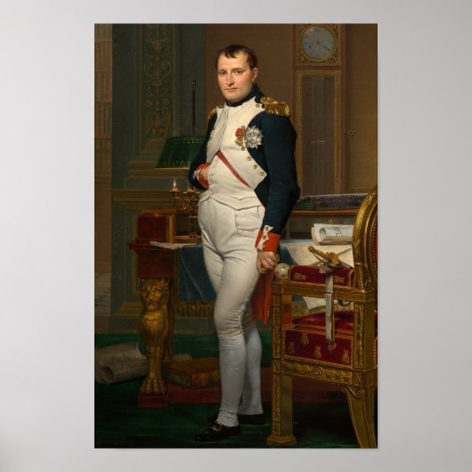 Emperor Napoleon in zijn studie van David - Poster (Voorkant)