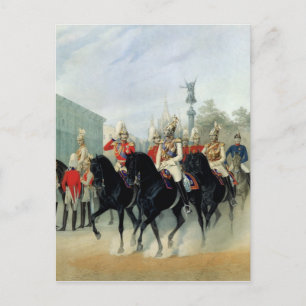 Emperor Nicholas I en Groothertog Alexander Briefkaart