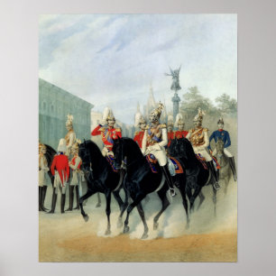 Emperor Nicholas I en Groothertog Alexander Poster
