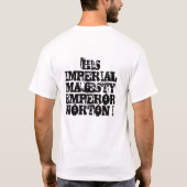 Emperor Norton I T-shirt (Achterkant)