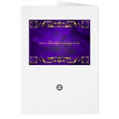 Emperor Paarse  Glas in lood (Achterkant)