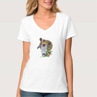 Emperor penguin and crown t-shirt