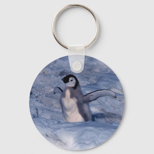 Emperor Penguin Chick Sleutelhanger (Voorkant)