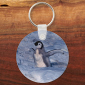 Emperor Penguin Chick Sleutelhanger (Voorkant)