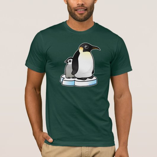 Emperor Penguin met Chick T-shirt (Voorkant)