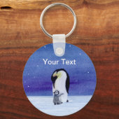 Emperor Penguin Sleutelhanger (Voorkant)
