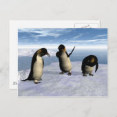 Emperor Penguins Briefkaart (Voorkant / Achterkant)