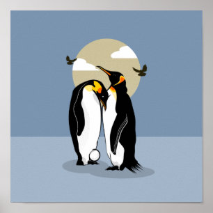 Emperor PENGUINS Poster