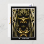Emperor Tarot Card Briefkaart (Voorkant / Achterkant)