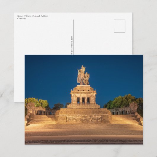 Emperor William Koblenz Briefkaart (Voorkant / Achterkant)