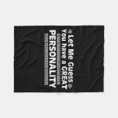 Emperor, You Have A Great Ity, New Groove, Funny Fleece Deken (Voorkant (Horizontaal))