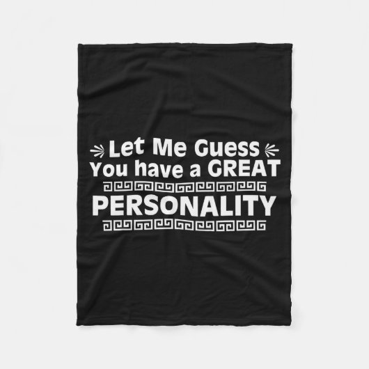 Emperor, You Have A Great Ity, New Groove, Funny Fleece Deken (Voorkant)