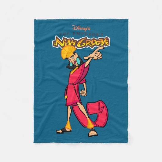 Emperors New Groove Kuzco  Fleece Deken (Voorkant)