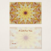 Emperor's Sun Gift Label Visitekaartje (Voorkant /achterkant)