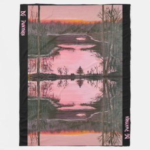 Empeyville Pond Reflection Fleece Dekken Deken