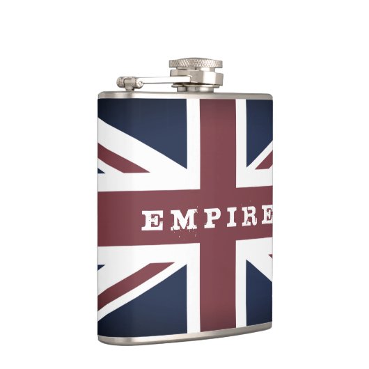 Empire & British Flag, Britse mode /Brits merk Heupfles (Rechts)