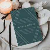 Empire bruiloft uitnodiging | Jasper