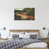 Empire Builder-trein Canvas Afdruk (Insitu (Slaapkamer))