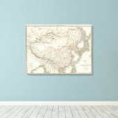 Empire Chinois, Japon - Chinees imperium en Japan Canvas Afdruk (Insitu (Houten vloer))