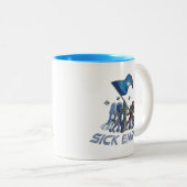 Empire malade - tasse 1 de drapeau de destin (Devant droit)