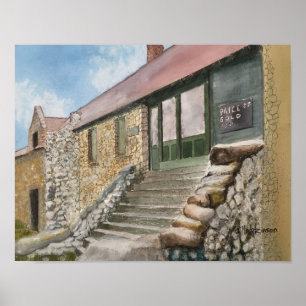 EMPIRE MINE, CITY NEVADA,    CALIFORNIAWATERCOLOR POSTER