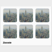 Empire State Building 2012 Vierkante Sticker (Vel)