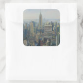 Empire State Building 2012 Vierkante Sticker (Tas)