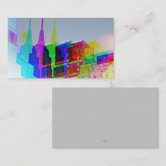 Empire State Building Afsprakenkaartje (Voorkant / Achterkant)