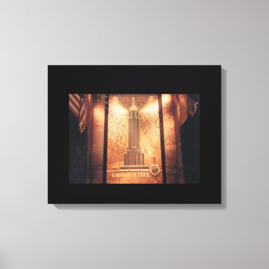 Empire State Building Canvas Print (Voorkant)