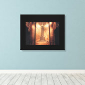 Empire State Building Canvas Print (Insitu (Houten vloer))