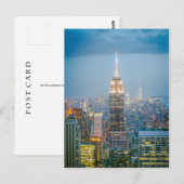 Empire State Building in New York Briefkaart (Voorkant / Achterkant)