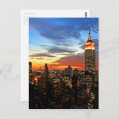 Empire State Building New York Briefkaart (Voorkant / Achterkant)