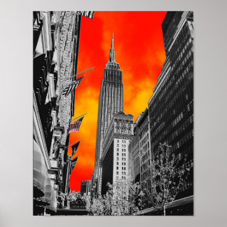 Empire State Building, New York, NY Poster