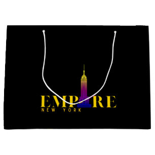 Empire State Building-New York-Vibrant Gold Groot Cadeauzakje
