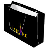 Empire State Building-New York-Vibrant Gold Groot Cadeauzakje (Voorkant Gekanteld)