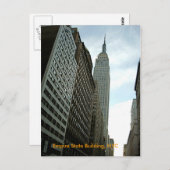 Empire State Building, NYC Briefkaart (Voorkant / Achterkant)
