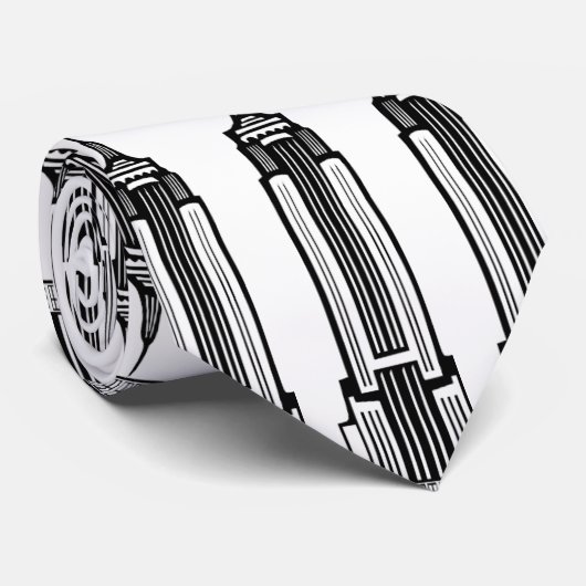 Empire State Building Stropdas (Opgerold)