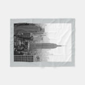 Empire State Fleece Blanket Deken (Voorkant (Horizontaal))