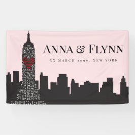 Empire State New York City Skyline Cityscape Party Spandoek
