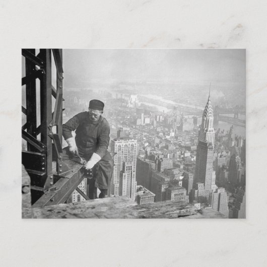 Empire State Steelwerker, 1936 Briefkaart (Voorkant)