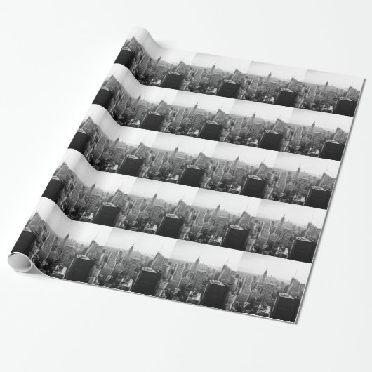 Empire States Building Manhattan Cadeaupapier (Uitgerold)