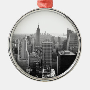 Empire States Building Manhattan Metalen Ornament