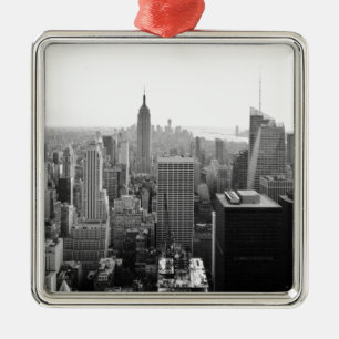 Empire States Building Manhattan Metalen Ornament