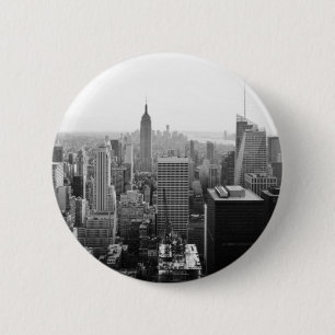 Empire States Building Manhattan Ronde Button 5,7 Cm