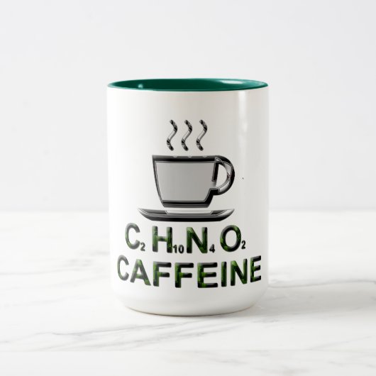 Empirische formule Cafeïne Grappige koffie mok ont (Center)