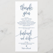 Emplacement Carte de remerciements dans le thème b (Devant)