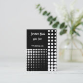 Emplacement de la carte de profil noir et blanc (2 (Debout devant)