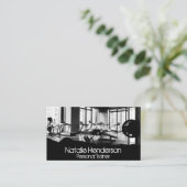 Emplacement de la salle de sport | Carte de visite (Debout devant)